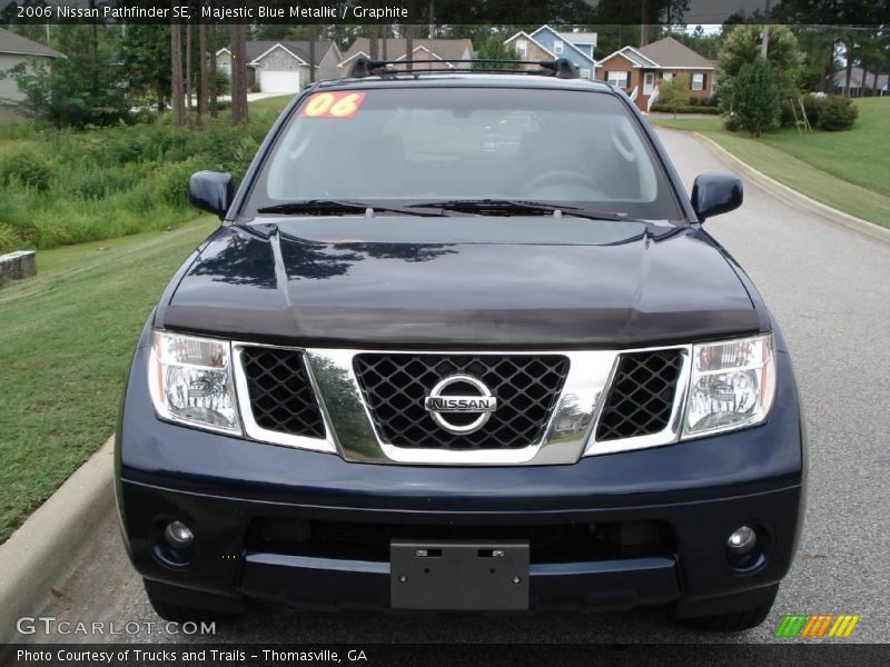 Majestic Blue Metallic / Graphite 2006 Nissan Pathfinder SE