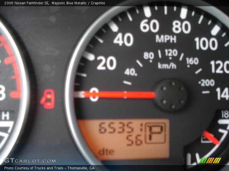 Majestic Blue Metallic / Graphite 2006 Nissan Pathfinder SE