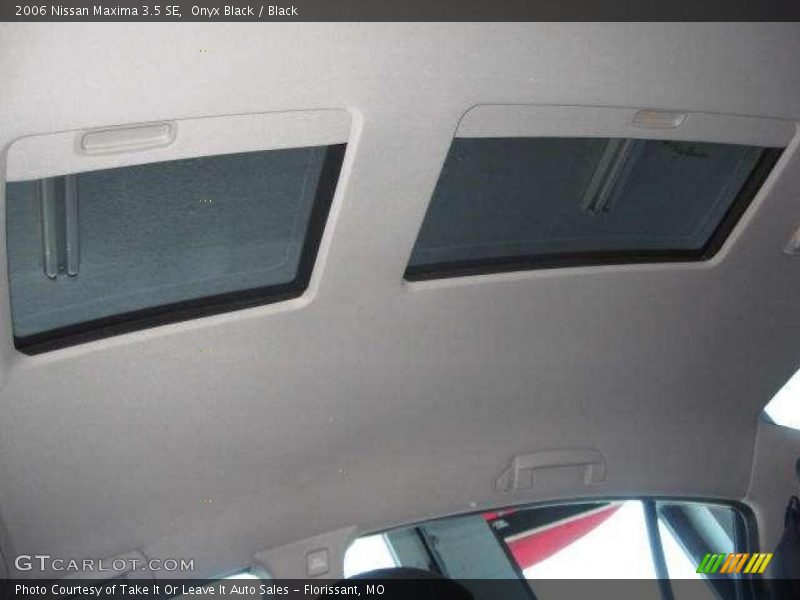 Onyx Black / Black 2006 Nissan Maxima 3.5 SE