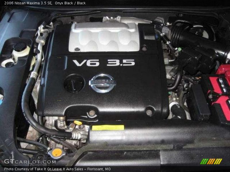 Onyx Black / Black 2006 Nissan Maxima 3.5 SE