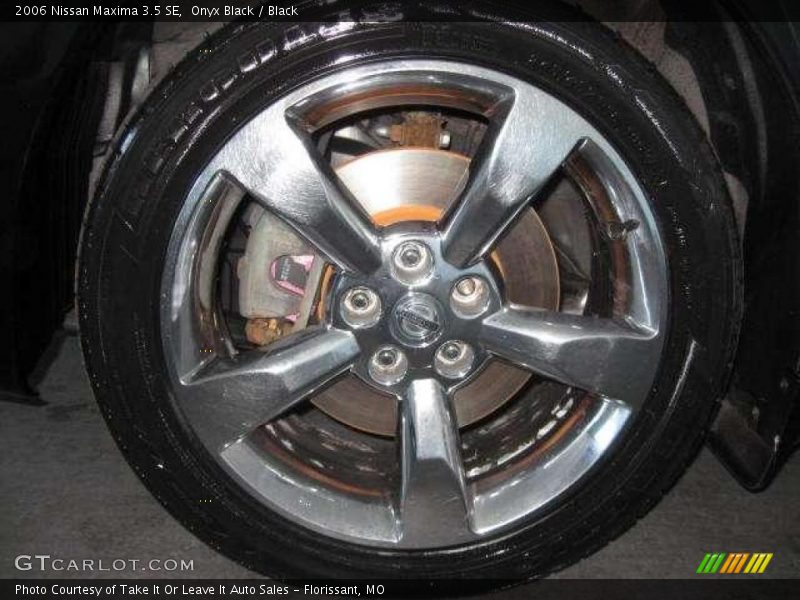 Onyx Black / Black 2006 Nissan Maxima 3.5 SE