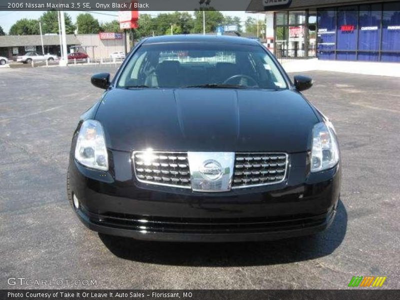 Onyx Black / Black 2006 Nissan Maxima 3.5 SE