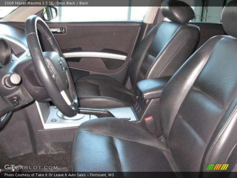 Onyx Black / Black 2006 Nissan Maxima 3.5 SE