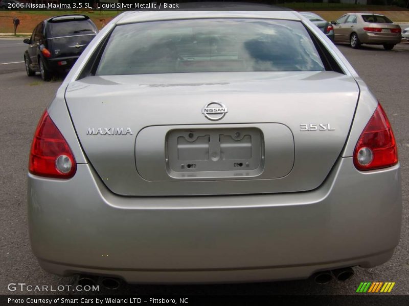Liquid Silver Metallic / Black 2006 Nissan Maxima 3.5 SL