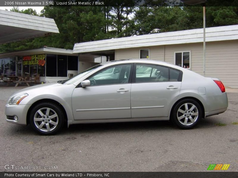 Liquid Silver Metallic / Black 2006 Nissan Maxima 3.5 SL