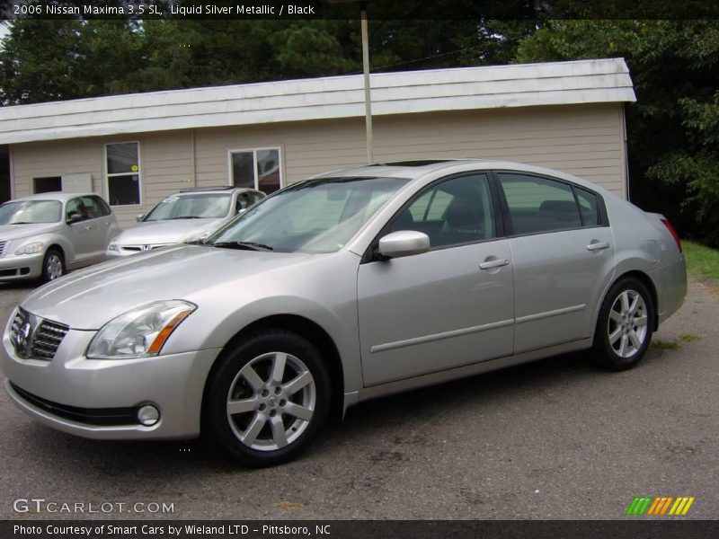Liquid Silver Metallic / Black 2006 Nissan Maxima 3.5 SL