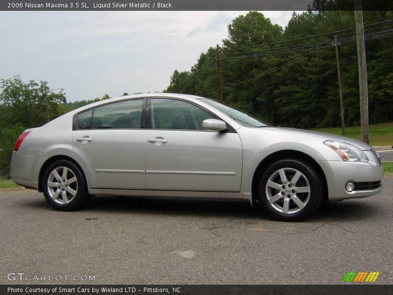 Liquid Silver Metallic / Black 2006 Nissan Maxima 3.5 SL