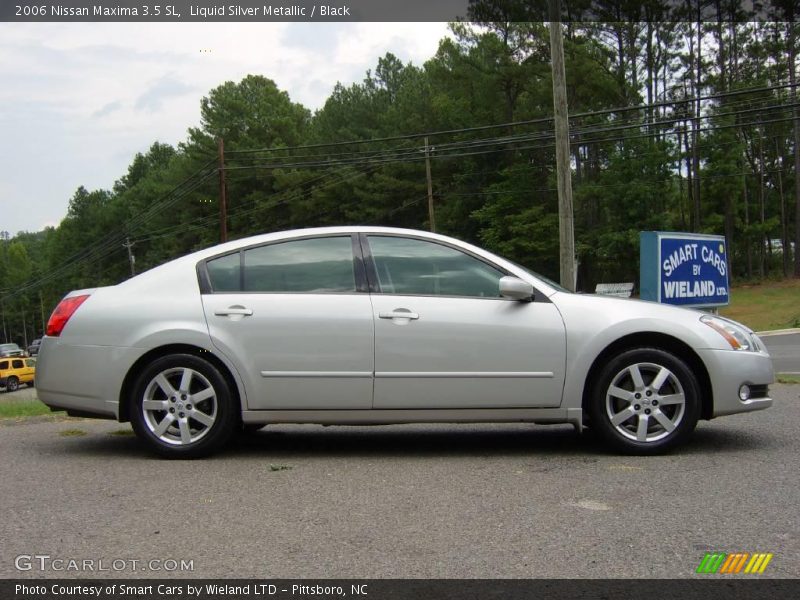 Liquid Silver Metallic / Black 2006 Nissan Maxima 3.5 SL