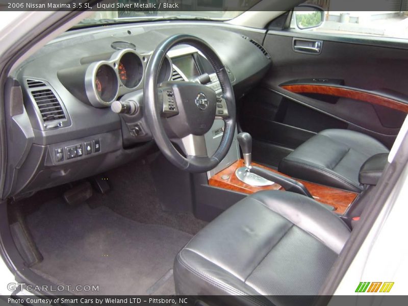 Liquid Silver Metallic / Black 2006 Nissan Maxima 3.5 SL