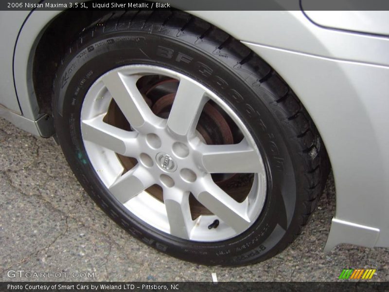 Liquid Silver Metallic / Black 2006 Nissan Maxima 3.5 SL