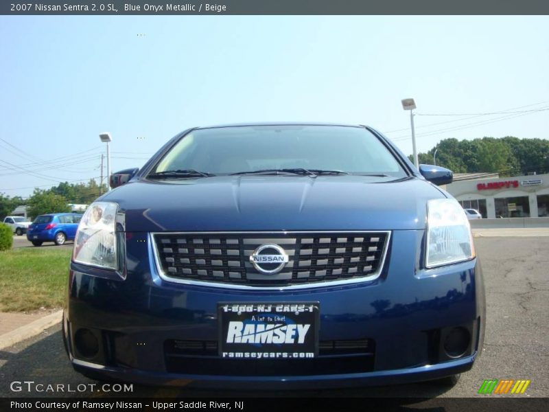 Blue Onyx Metallic / Beige 2007 Nissan Sentra 2.0 SL