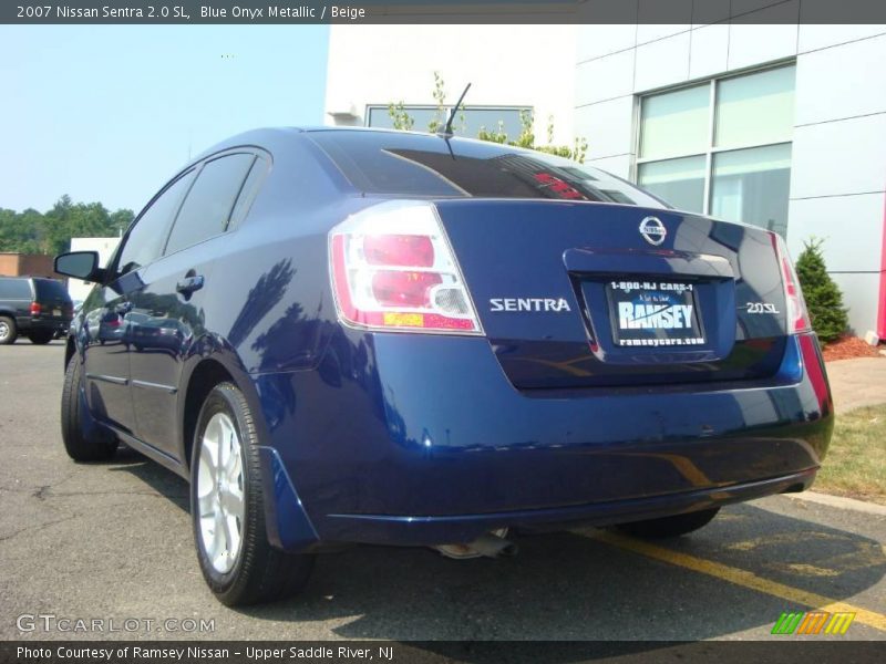 Blue Onyx Metallic / Beige 2007 Nissan Sentra 2.0 SL