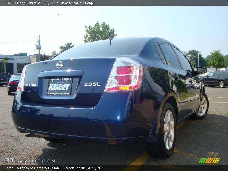 Blue Onyx Metallic / Beige 2007 Nissan Sentra 2.0 SL