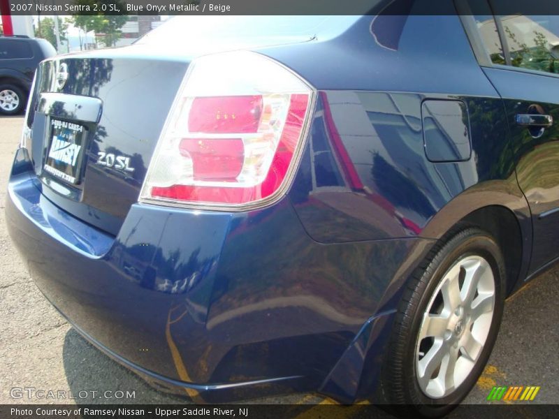 Blue Onyx Metallic / Beige 2007 Nissan Sentra 2.0 SL