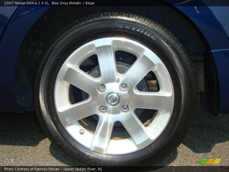 Blue Onyx Metallic / Beige 2007 Nissan Sentra 2.0 SL