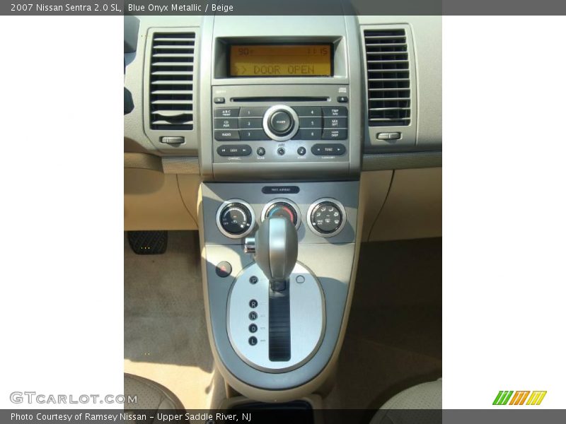 Blue Onyx Metallic / Beige 2007 Nissan Sentra 2.0 SL