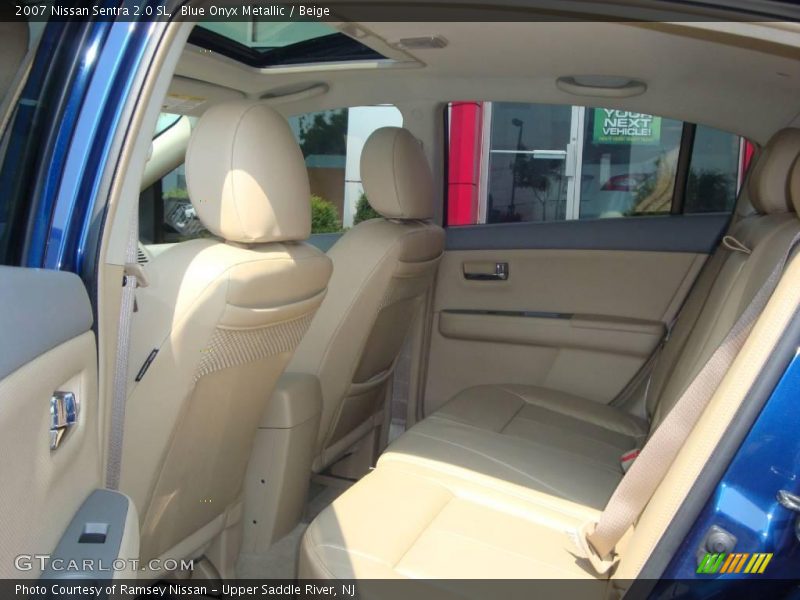 Blue Onyx Metallic / Beige 2007 Nissan Sentra 2.0 SL