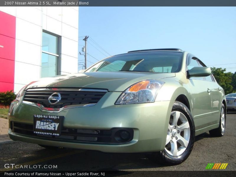 Metallic Jade / Blond 2007 Nissan Altima 2.5 SL