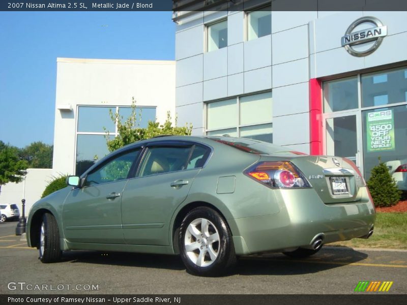 Metallic Jade / Blond 2007 Nissan Altima 2.5 SL
