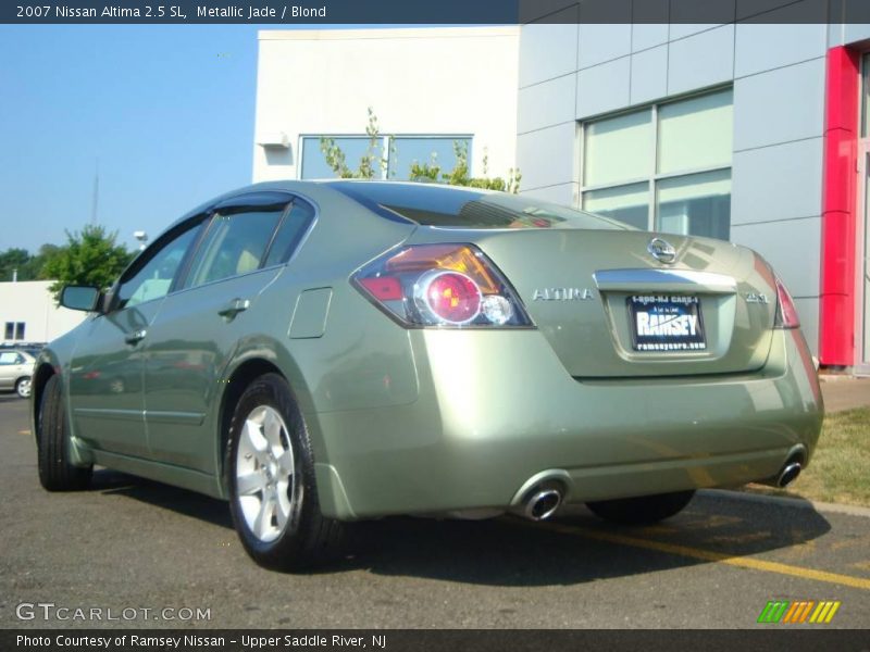 Metallic Jade / Blond 2007 Nissan Altima 2.5 SL