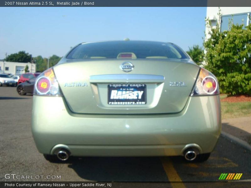 Metallic Jade / Blond 2007 Nissan Altima 2.5 SL