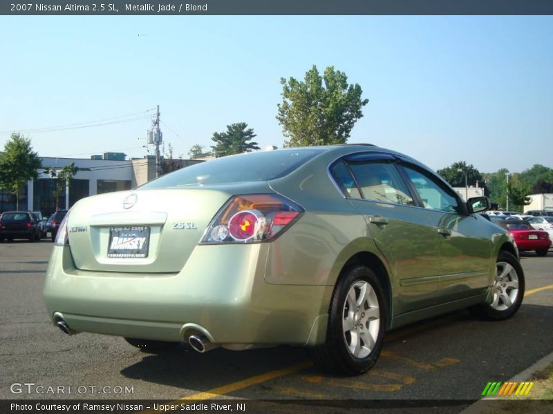 Metallic Jade / Blond 2007 Nissan Altima 2.5 SL