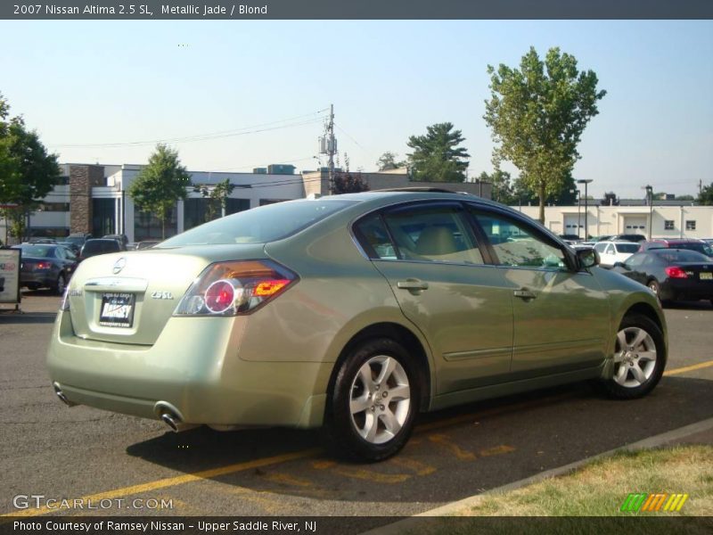 Metallic Jade / Blond 2007 Nissan Altima 2.5 SL