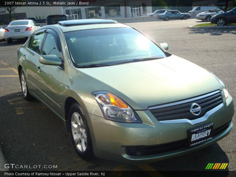 Metallic Jade / Blond 2007 Nissan Altima 2.5 SL
