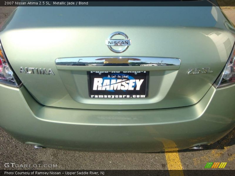 Metallic Jade / Blond 2007 Nissan Altima 2.5 SL