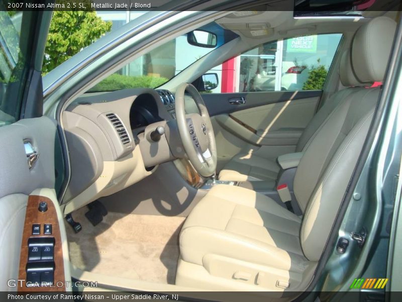Metallic Jade / Blond 2007 Nissan Altima 2.5 SL