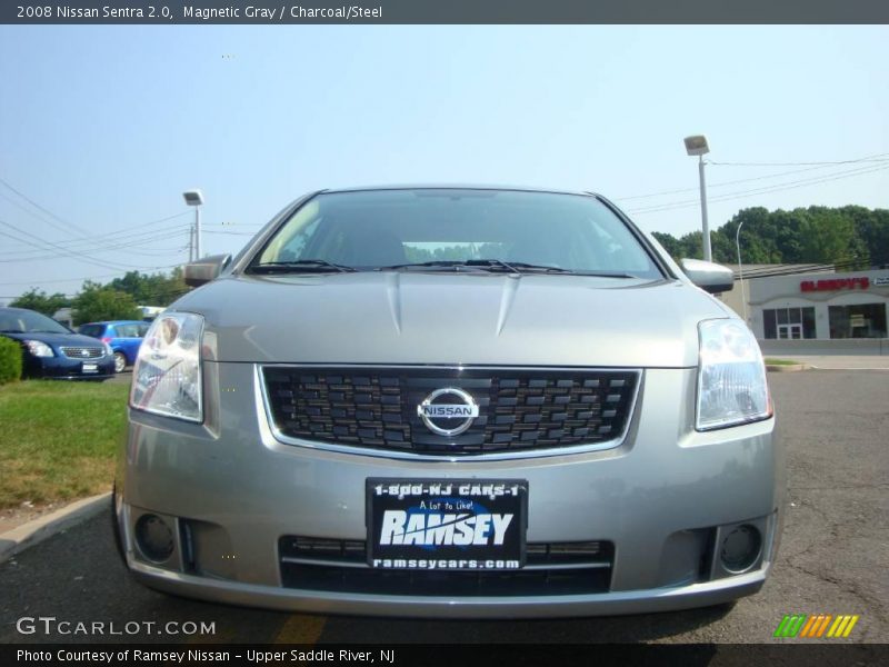 Magnetic Gray / Charcoal/Steel 2008 Nissan Sentra 2.0