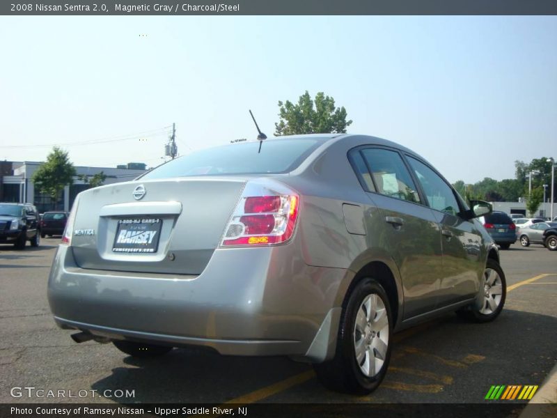 Magnetic Gray / Charcoal/Steel 2008 Nissan Sentra 2.0
