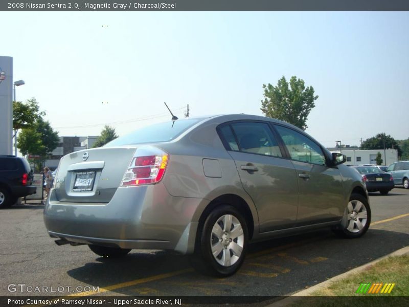 Magnetic Gray / Charcoal/Steel 2008 Nissan Sentra 2.0