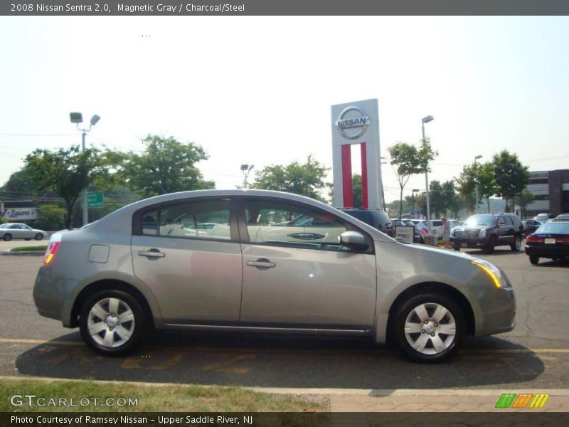 Magnetic Gray / Charcoal/Steel 2008 Nissan Sentra 2.0