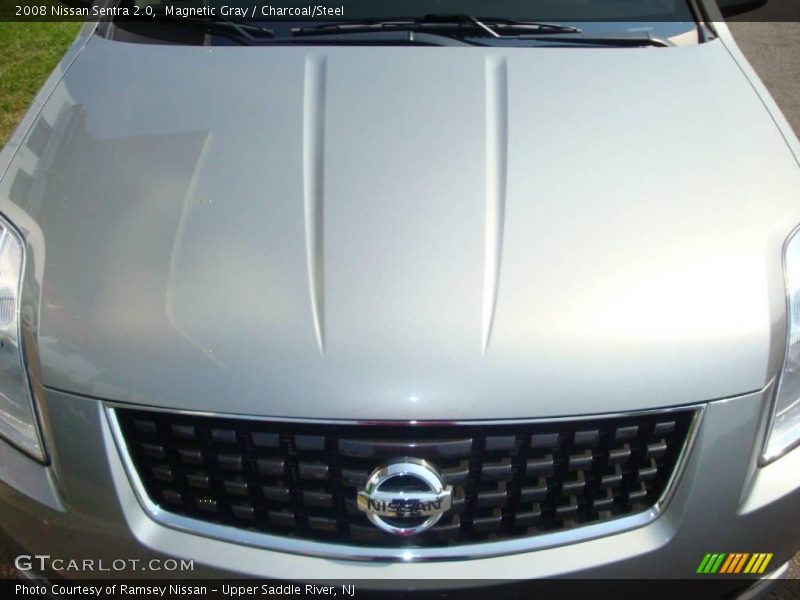 Magnetic Gray / Charcoal/Steel 2008 Nissan Sentra 2.0