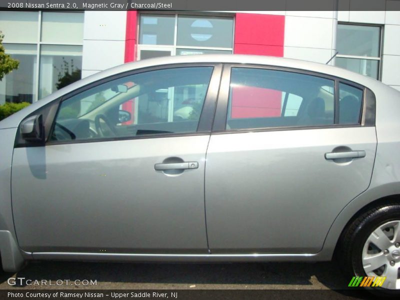 Magnetic Gray / Charcoal/Steel 2008 Nissan Sentra 2.0
