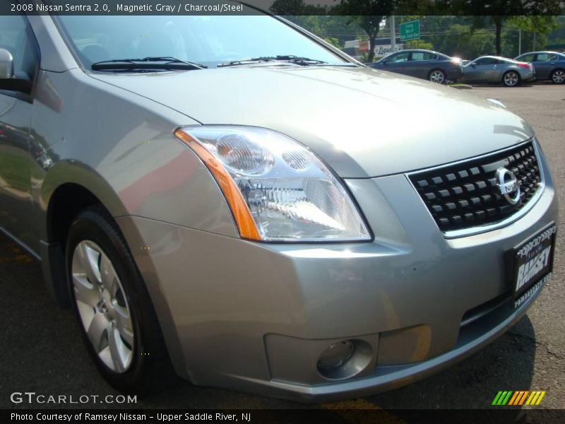 Magnetic Gray / Charcoal/Steel 2008 Nissan Sentra 2.0