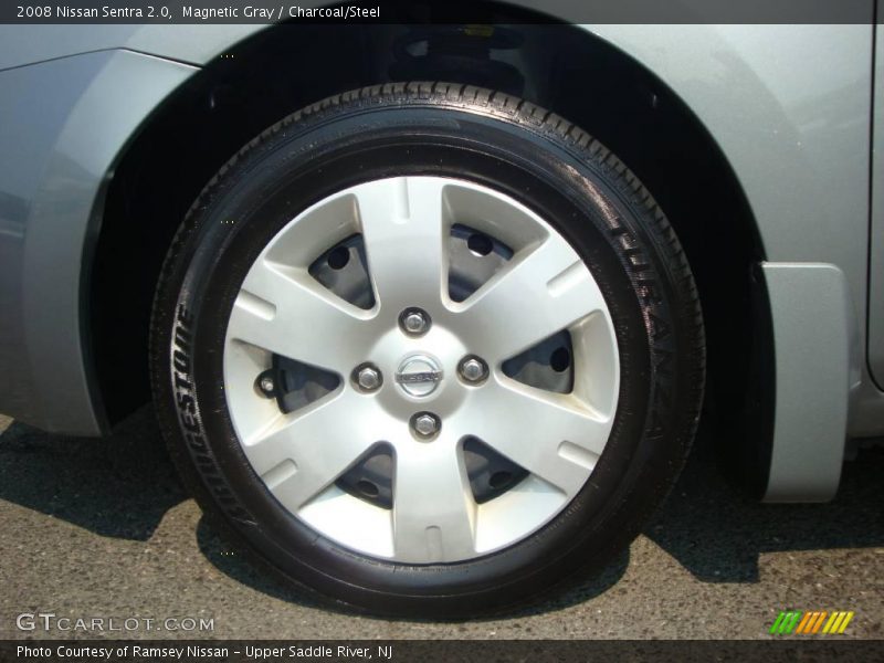 Magnetic Gray / Charcoal/Steel 2008 Nissan Sentra 2.0