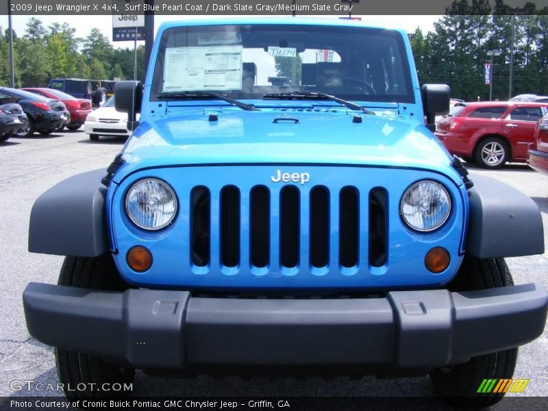 Surf Blue Pearl Coat / Dark Slate Gray/Medium Slate Gray 2009 Jeep Wrangler X 4x4