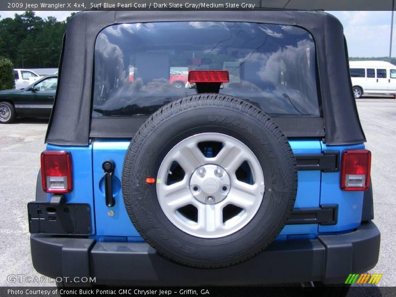Surf Blue Pearl Coat / Dark Slate Gray/Medium Slate Gray 2009 Jeep Wrangler X 4x4