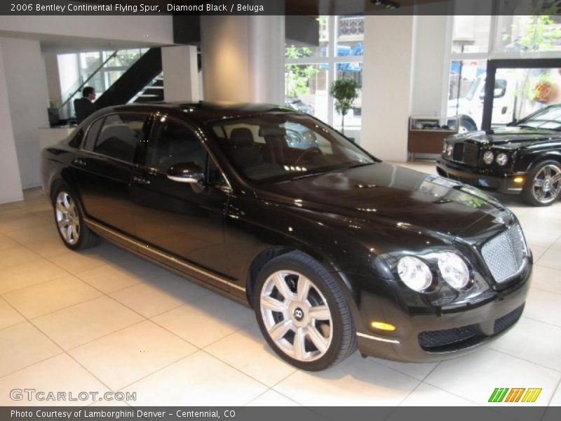 Diamond Black / Beluga 2006 Bentley Continental Flying Spur