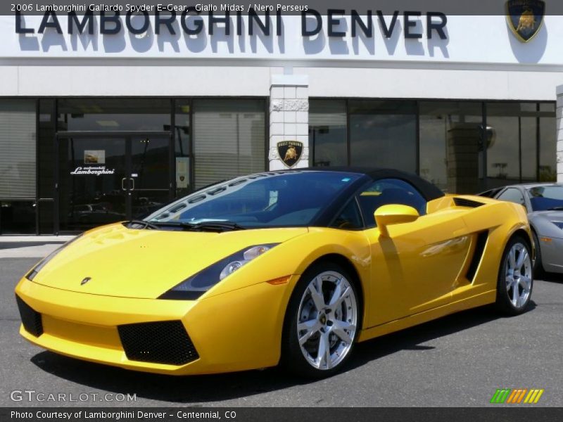 Giallo Midas / Nero Perseus 2006 Lamborghini Gallardo Spyder E-Gear