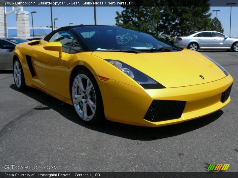 Giallo Midas / Nero Perseus 2006 Lamborghini Gallardo Spyder E-Gear