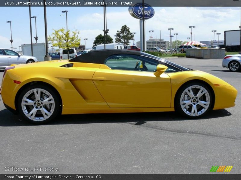 Giallo Midas / Nero Perseus 2006 Lamborghini Gallardo Spyder E-Gear