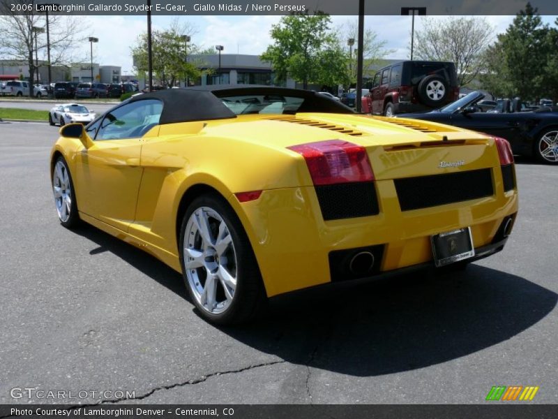 Giallo Midas / Nero Perseus 2006 Lamborghini Gallardo Spyder E-Gear