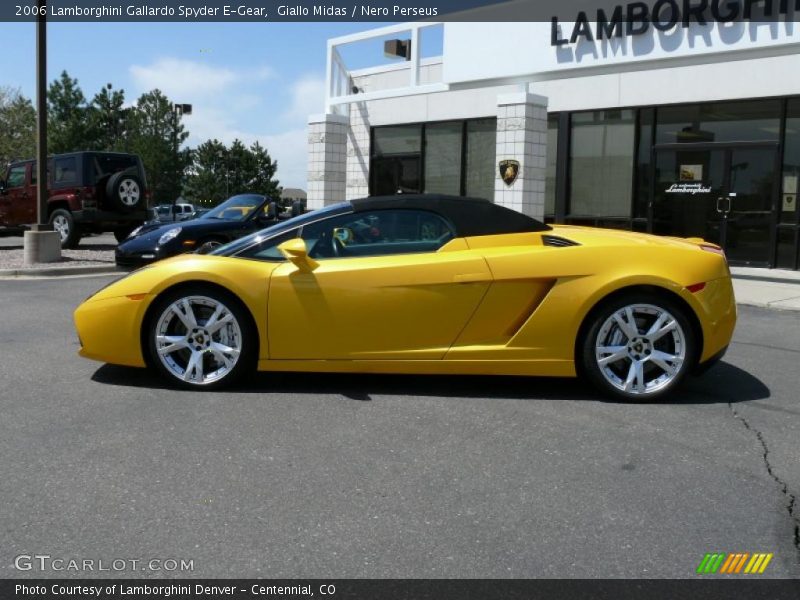 Giallo Midas / Nero Perseus 2006 Lamborghini Gallardo Spyder E-Gear