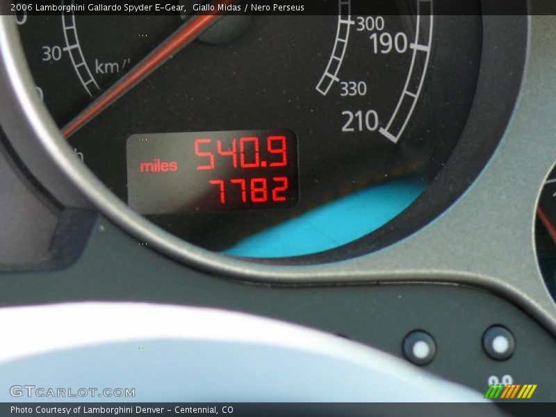 Giallo Midas / Nero Perseus 2006 Lamborghini Gallardo Spyder E-Gear