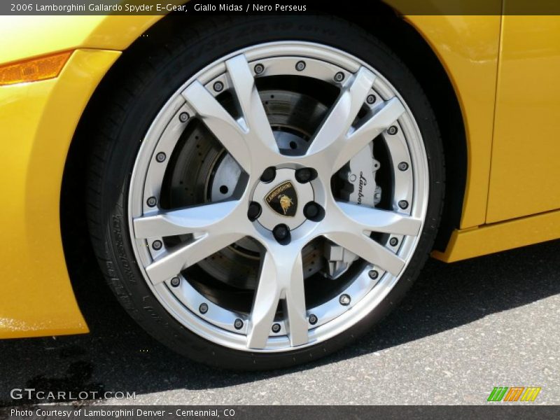 Giallo Midas / Nero Perseus 2006 Lamborghini Gallardo Spyder E-Gear