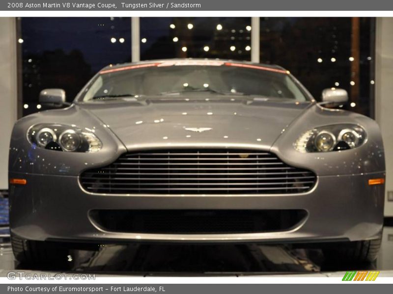 Tungsten Silver / Sandstorm 2008 Aston Martin V8 Vantage Coupe