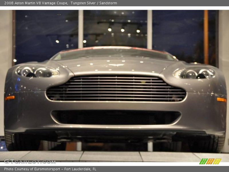 Tungsten Silver / Sandstorm 2008 Aston Martin V8 Vantage Coupe